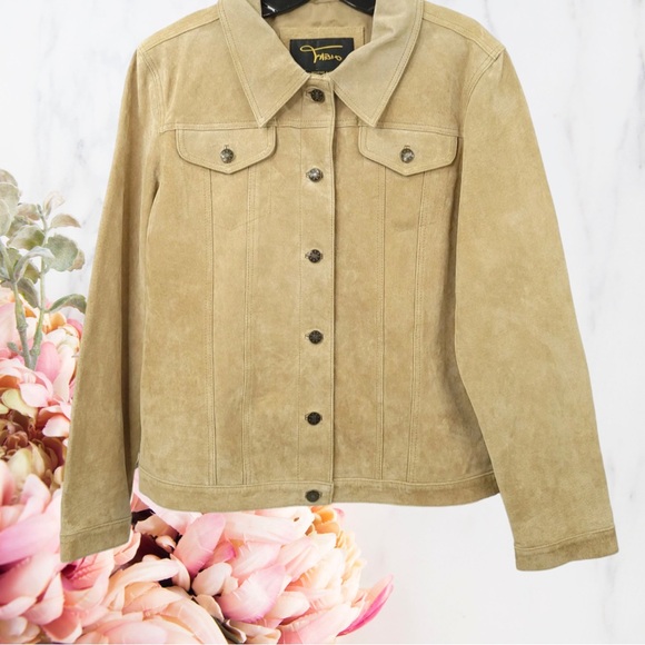 fabio Jackets & Blazers - FABIO WOMEN’S SUEDE JACKET